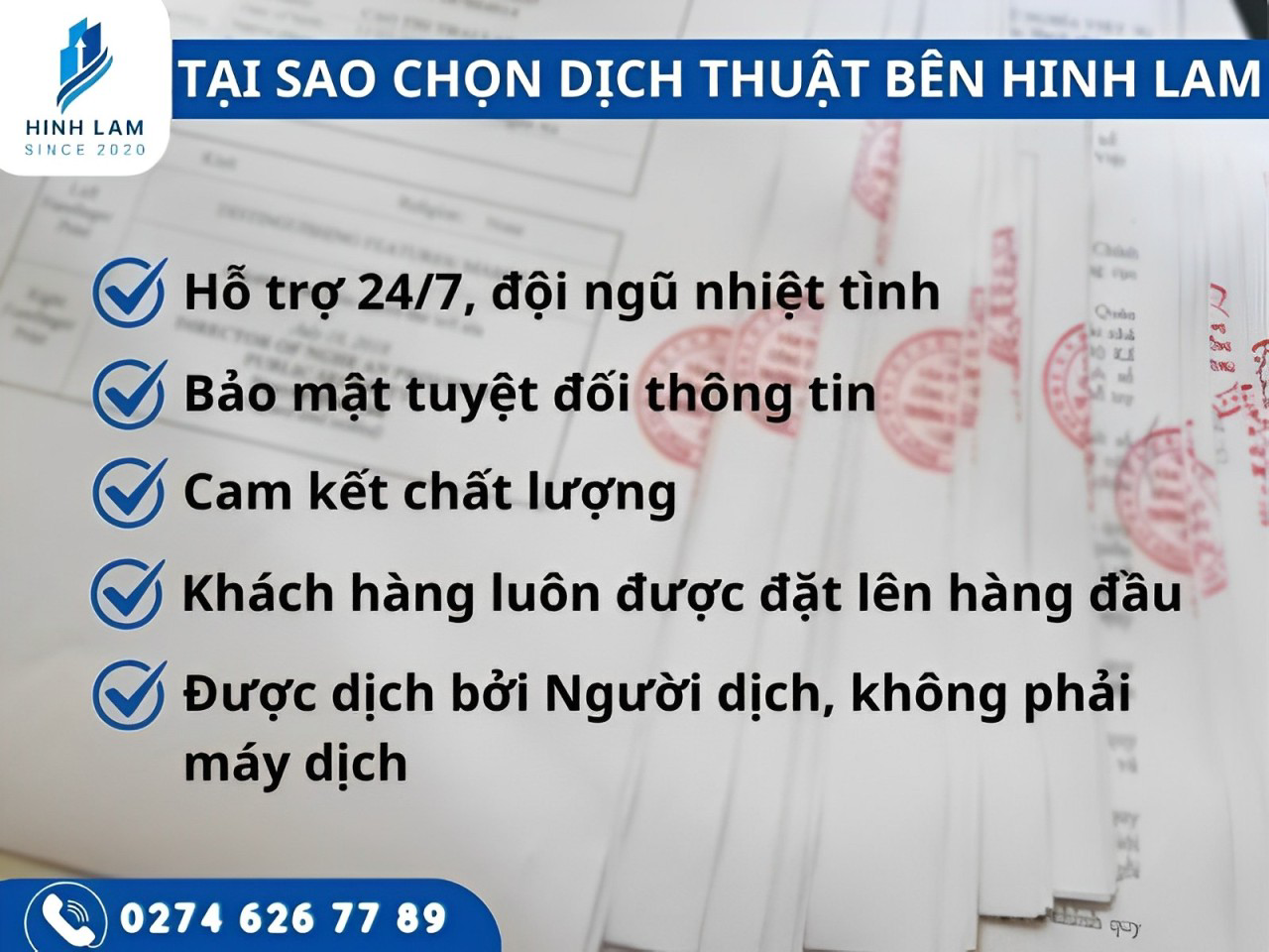 dịch thuật công chứng
