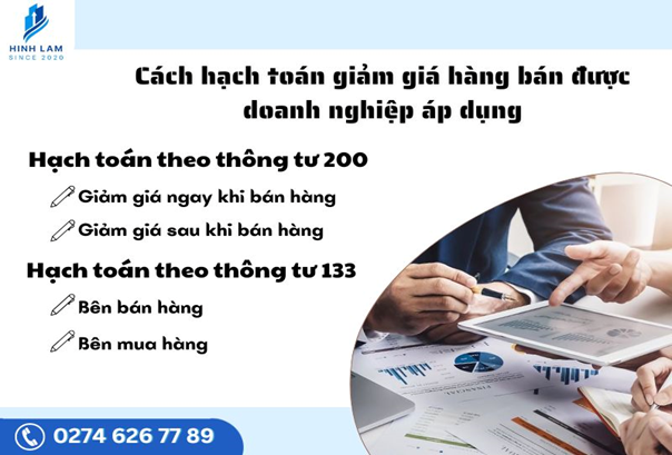 hạch toán giảm giá hàng bán