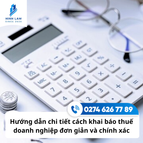 khai báo thuế doanh nghiệp