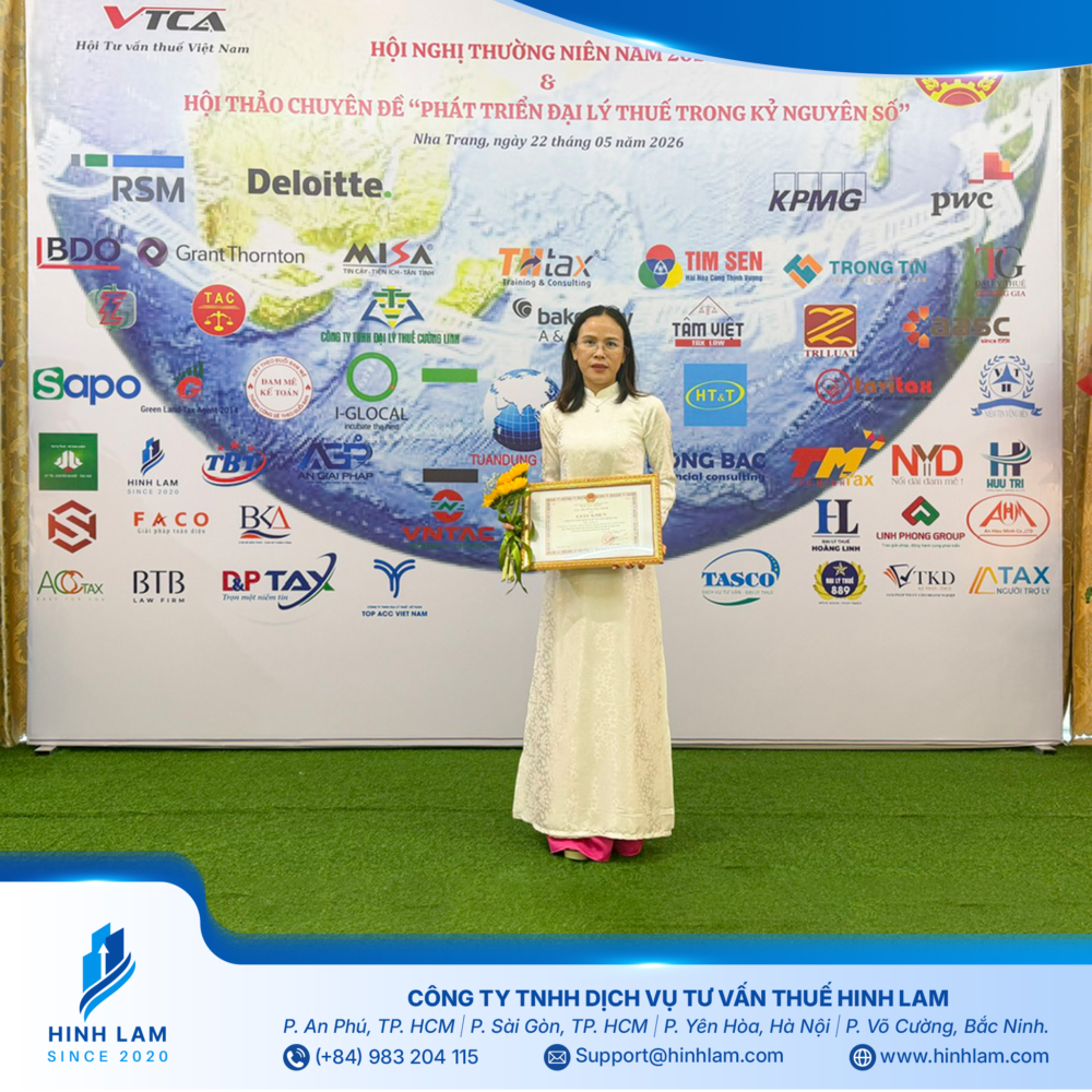 HINH LAM VINH DỰ ĐƯỢC CỤC THUẾ KHEN THƯỞNG TẠI HỘI NGHỊ VTCA 2026 01